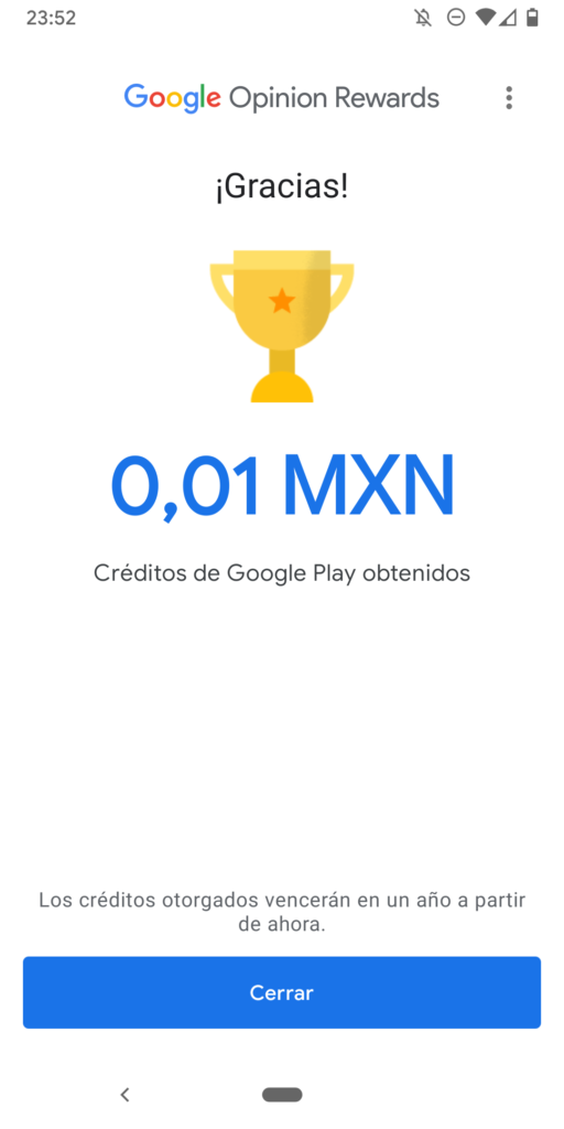 Google Opinion Rewards