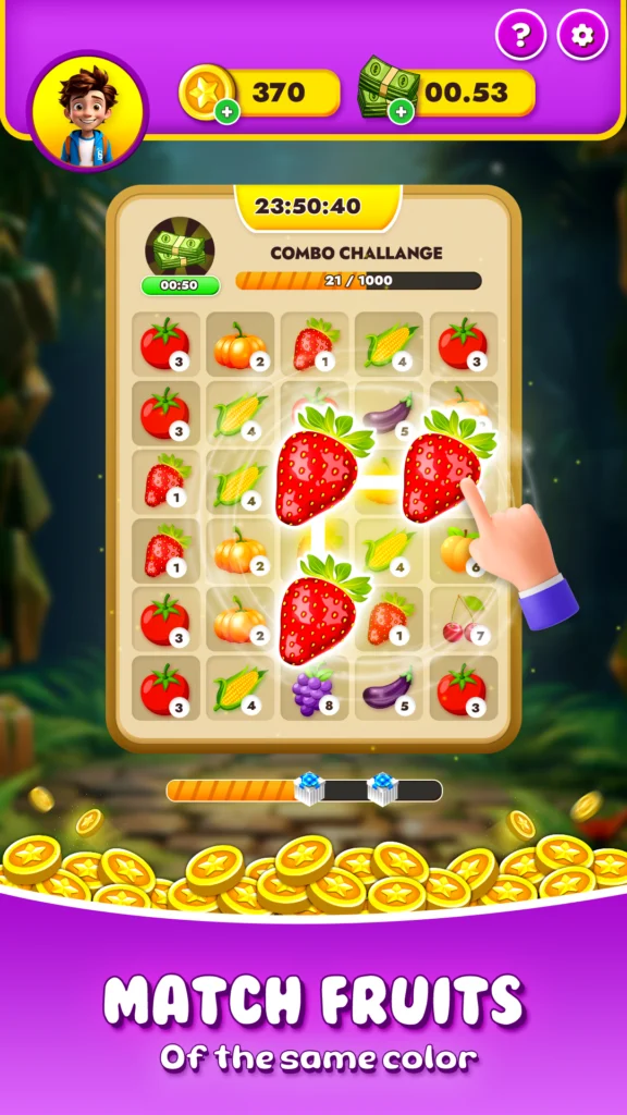 Fruits Mania: Match & Win membayar