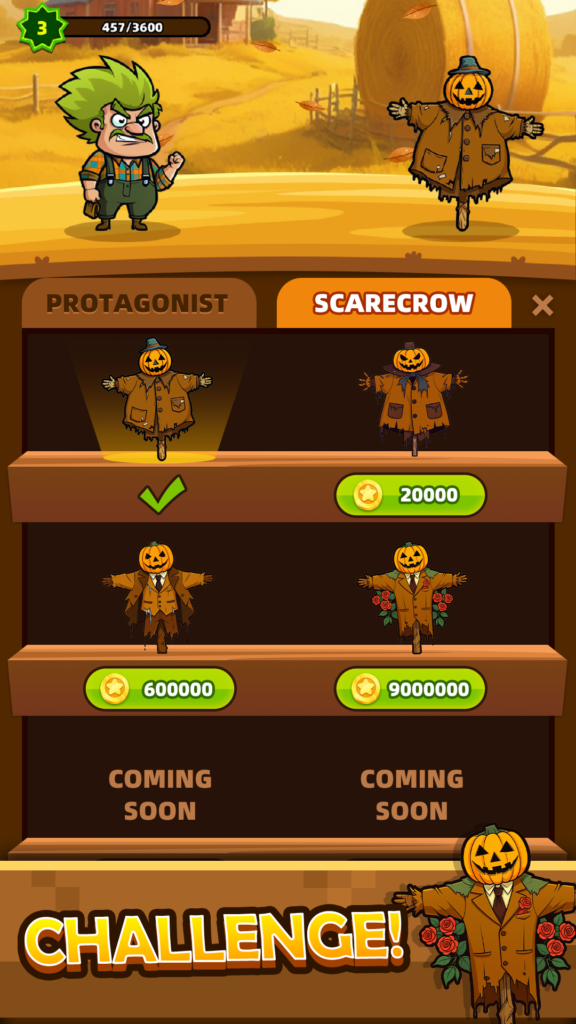 Eliminate the scarecrow app