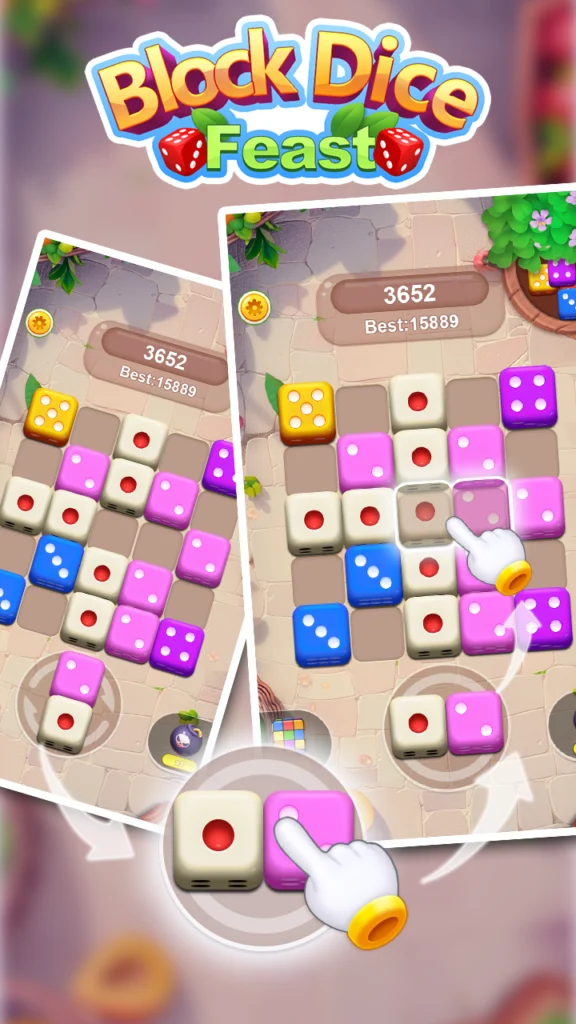 Block Dice Feast aplikasi